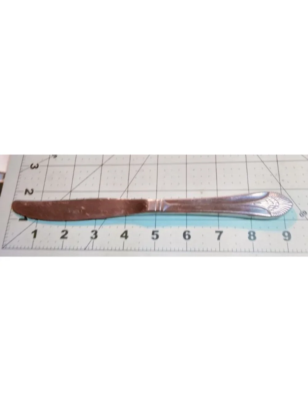 Manhattan Pattern Stainless Steel Dinner Knife Art Deco Design Replacement